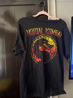 Logo Tee - Black with Yellow & Red Print